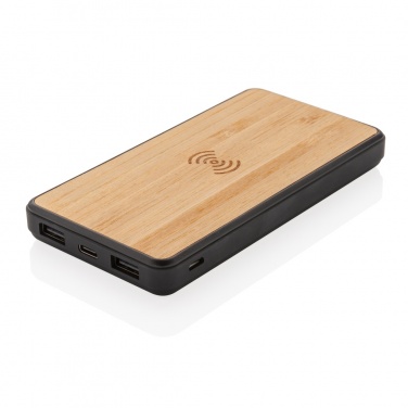 Logotrade business gift image of: RCS recycled plastic 8000 mAh Wireless Powerbank