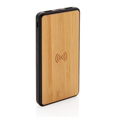 Logotrade promotional item picture of: RCS recycled plastic 8000 mAh Wireless Powerbank