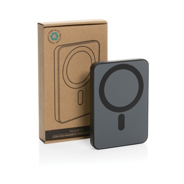 Logotrade promotional giveaway picture of: Magnetix RCS recycled plastic 5000 mah magnetic powerbank