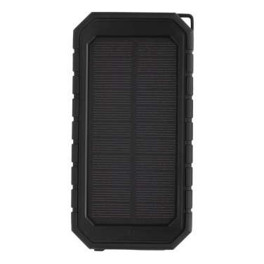 Logo trade corporate gift photo of: RCS recycled plastic Solar powerbank with 10W Wireless