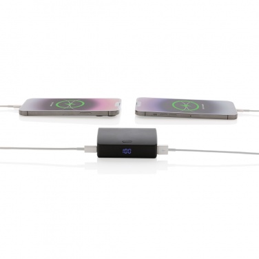Logo trade promotional giveaways image of: FlashCharge RCS rplastic 10000 mah fast charge powerbank