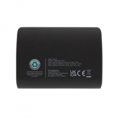 Logotrade promotional gifts photo of: FlashCharge RCS rplastic 10000 mah fast charge powerbank