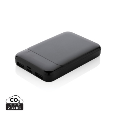Logo trade promotional giveaways picture of: RCS recycled plastic 5.000 mAh powerbank