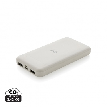 Logotrade corporate gift image of: RCS standard recycled plastic wireless powerbank
