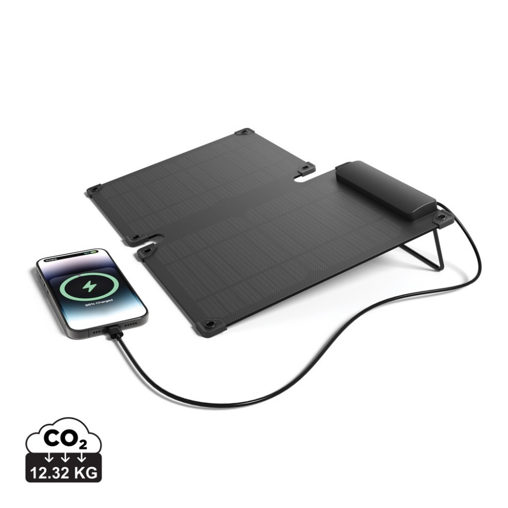Logotrade promotional giveaway picture of: Solarpulse rplastic portable Solar panel 10W