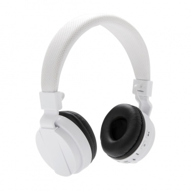 Logo trade business gifts image of: Foldable wireless headphone