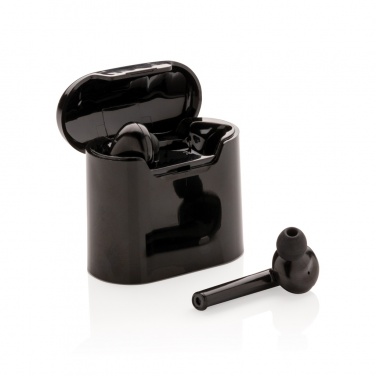 Logo trade promotional merchandise image of: Liberty wireless earbuds in charging case