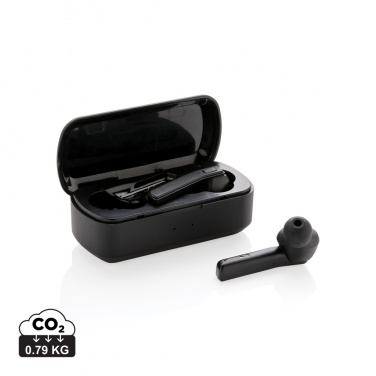 Logotrade promotional item picture of: Free Flow TWS earbuds in charging case