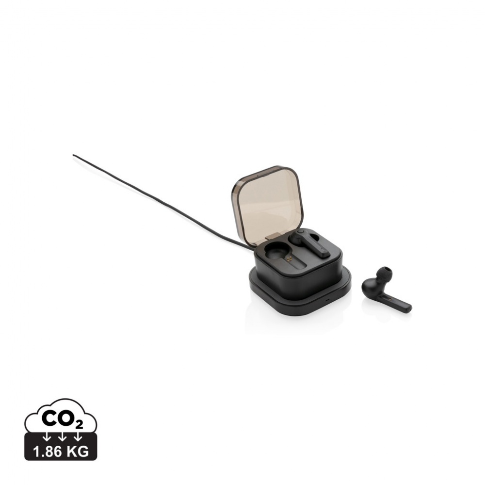 Logotrade promotional items photo of: TWS earbuds in wireless charging case