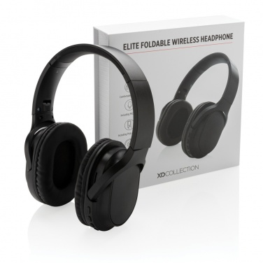 Logo trade corporate gifts image of: Elite Foldable wireless headphone