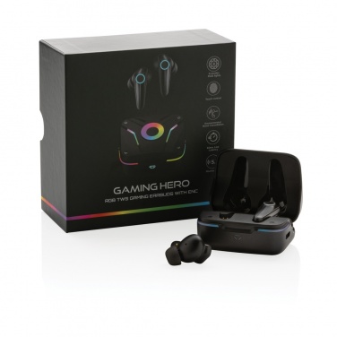 Logotrade promotional gift picture of: RGB gaming earbuds with ENC