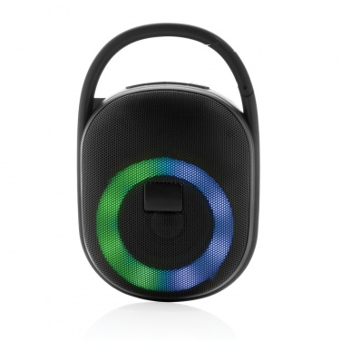 Logo trade corporate gifts image of: RCS recycled plastic Lightboom 5W Clip speaker