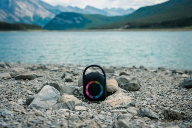 Logotrade promotional products photo of: RCS recycled plastic Lightboom 5W Clip speaker