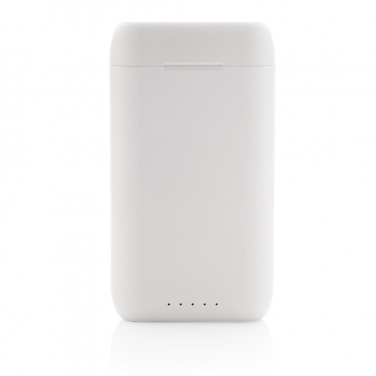 Logotrade promotional merchandise photo of: Liberty TWS earbuds with 5.000 mAh powerbank