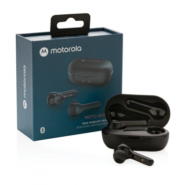 Logo trade promotional items picture of: Motorola IPX5 TWS MOTO buds 85