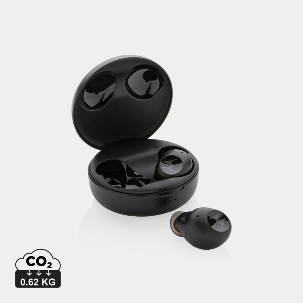 Logo trade promotional item photo of: Motorola IPX5 TWS MOTO buds 150