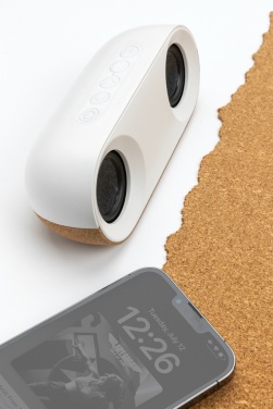 Logotrade promotional merchandise image of: Oregon RCS recycled plastic and cork 10W speaker