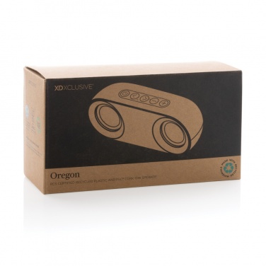 Logotrade advertising product image of: Oregon RCS recycled plastic and cork 10W speaker