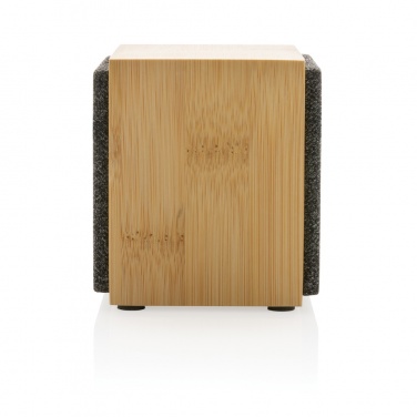 Logotrade promotional merchandise picture of: Wynn 5W bamboo wireless speaker