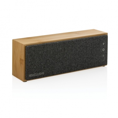 Logo trade promotional giveaways picture of: Wynn 10W bamboo wireless speaker