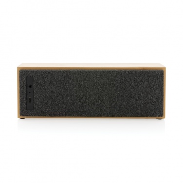 Logotrade promotional items photo of: Wynn 10W bamboo wireless speaker