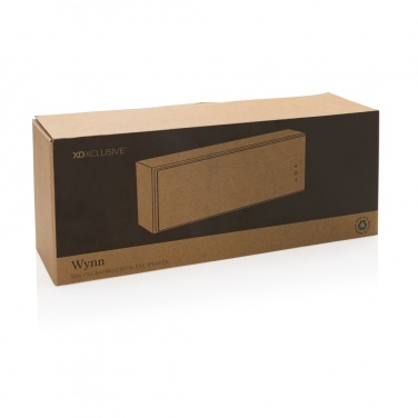 Logotrade business gifts photo of: Wynn 10W bamboo wireless speaker