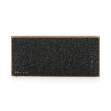 Logo trade promotional merchandise image of: Wynn 20W bamboo wireless speaker