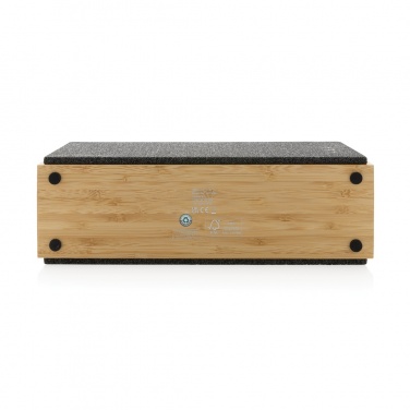 Logo trade promotional product photo of: Wynn 20W bamboo wireless speaker