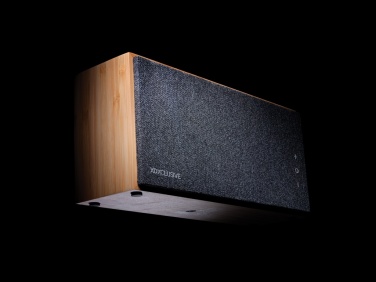 Logo trade promotional giveaways picture of: Wynn 20W bamboo wireless speaker