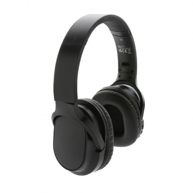 Logotrade corporate gift image of: RCS recycled plastic Elite Foldable wireless headphone