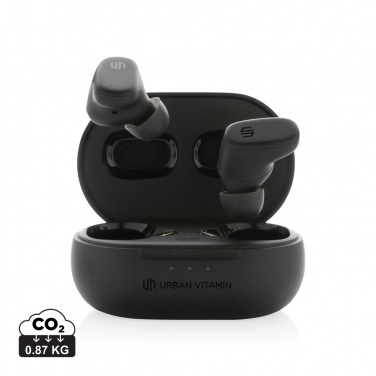 Logo trade advertising products image of: Urban Vitamin Gilroy hybrid ANC and ENC earbuds