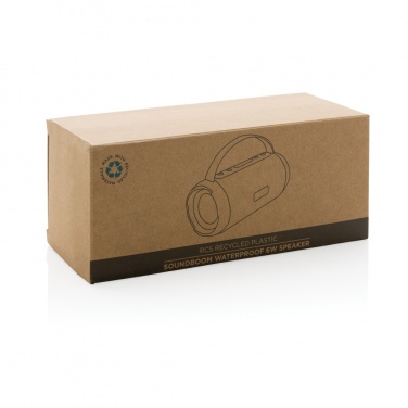 Logotrade promotional item picture of: RCS recycled plastic Soundboom waterproof 6W speaker