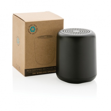 Logotrade business gifts photo of: RCS certified recycled plastic 5W Wireless speaker