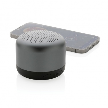 Logo trade promotional products image of: Terra RCS recycled aluminium 5W wireless speaker