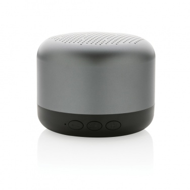 Logo trade promotional merchandise photo of: Terra RCS recycled aluminium 5W wireless speaker