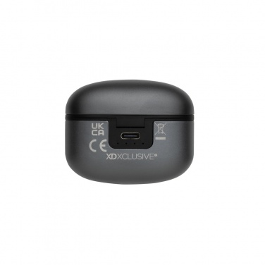 Logo trade promotional item photo of: Terra RCS recycled aluminium wireless earbuds