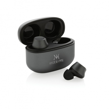 Logotrade promotional merchandise image of: Terra RCS recycled aluminium wireless earbuds