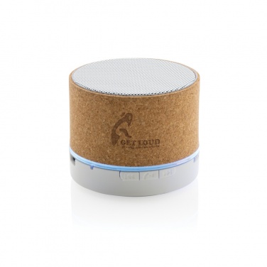 Logo trade promotional products picture of: Cork 3W wireless speaker
