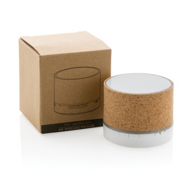 Logotrade advertising product image of: Cork 3W wireless speaker