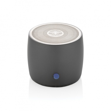Logotrade promotional merchandise photo of: Swiss Peak RCS recycled aluminum 3W bass speaker