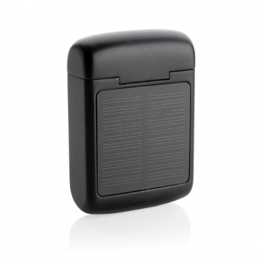 Logotrade promotional merchandise picture of: Skywave RCS recycled plastic solar earbuds