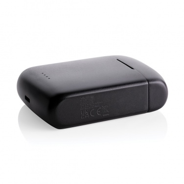 Logotrade business gifts photo of: Skywave RCS recycled plastic solar earbuds