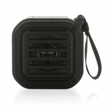 Logotrade promotional item image of: 3W RCS recycled plastic wireless sunwave solar speaker