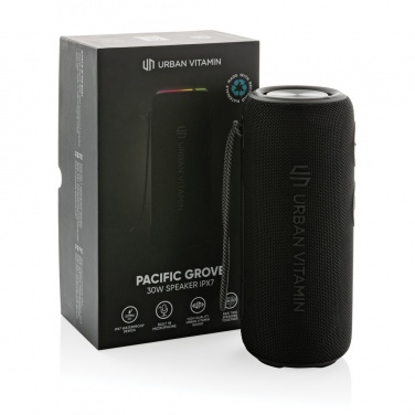 Logotrade advertising products photo of: Urban Vitamin Pacific Grove RCS rplastic 30W speaker IPX7