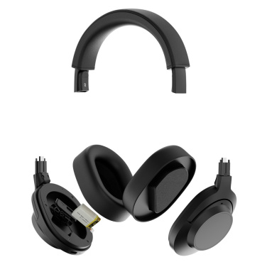 Logotrade promotional product image of: Irvine RCS recycled and repairable ANC wireless headphone