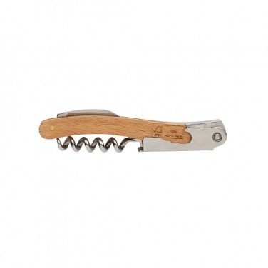 Logo trade business gift photo of: Wooden Corkscrew