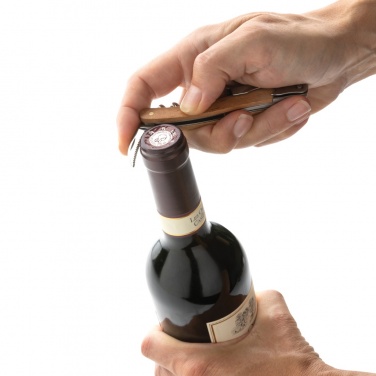 Logo trade corporate gifts image of: Wooden Corkscrew