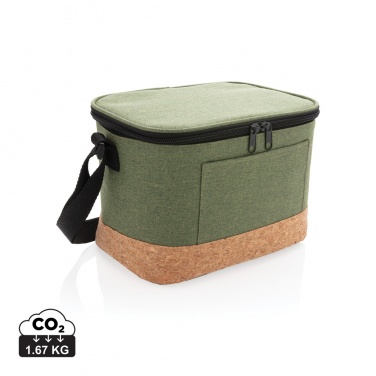 Logo trade promotional items picture of: Two tone cooler bag with cork detail