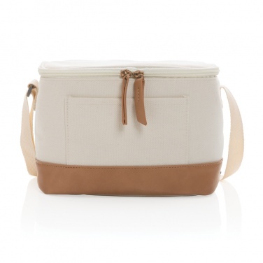 Logo trade promotional merchandise picture of: Impact AWARE™ 16 oz. rcanvas six can cooler bag