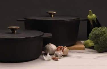 Logo trade business gift photo of: Ukiyo cast iron pan medium
